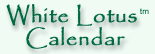 White Lotus Calendar
