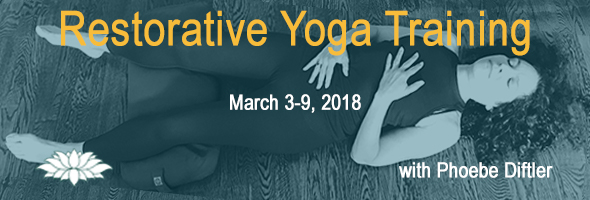 Restorative Yoga Training, March 3-9 2018 with Phoebe Diftler