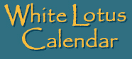 White Lotus Calendar 2018