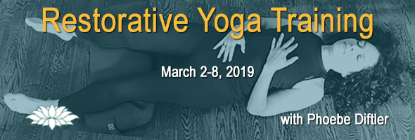 Restorative Yoga Training, March 3-9 2018 with Phoebe Diftler